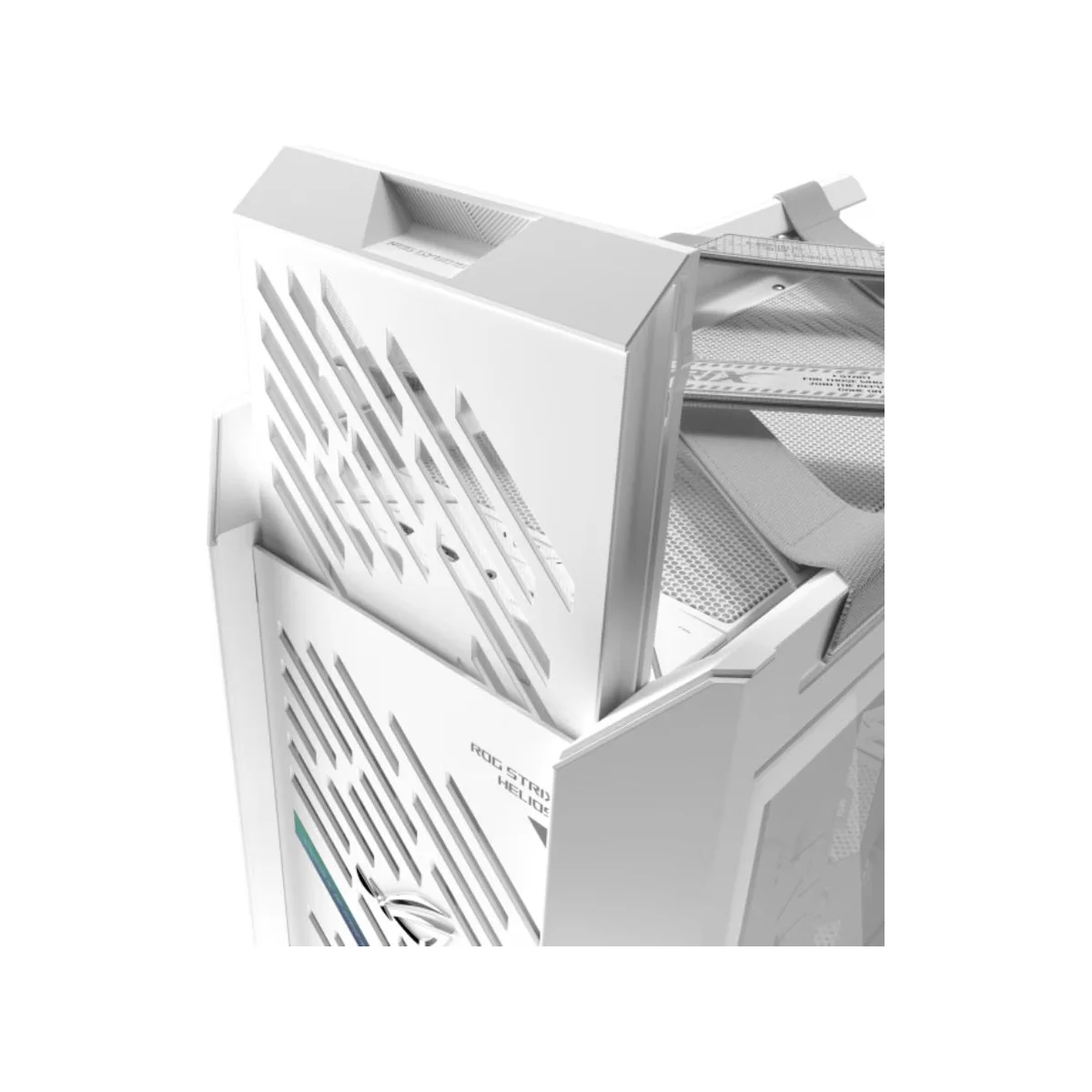 Asus ROG Strix Helios II Dual Tempered Glass Mid-Tower Gaming Case - White - 90DC00W3-B39000 view 4
