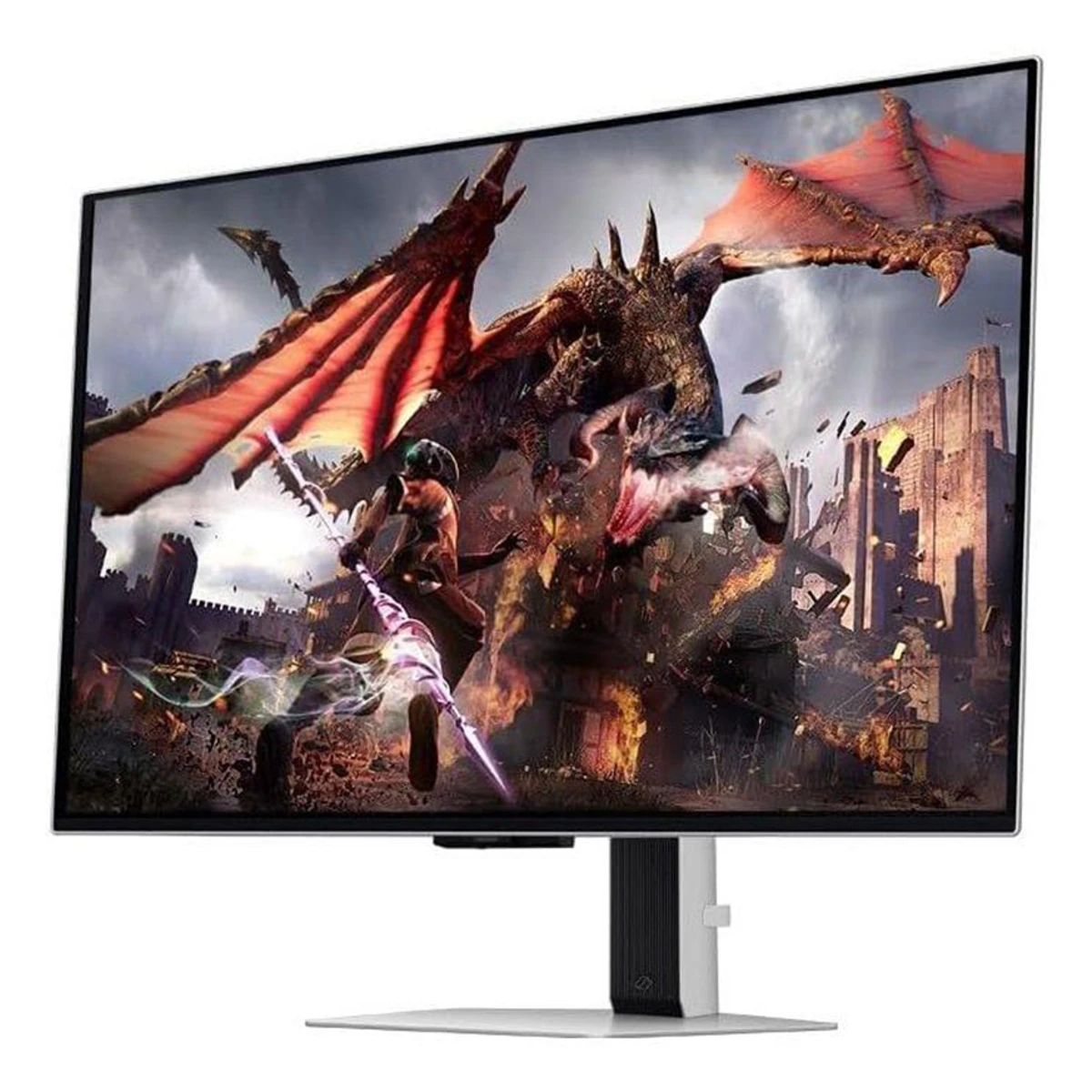 SAMSUNG G80SD 32" UHD OLED Gaming Monitor (Silver, 240Hz, 0.03ms) - LS32DG802SMXUE view 3