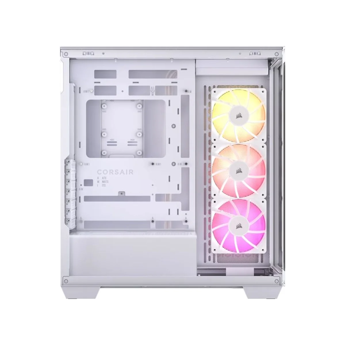Corsair 3500X ARGB E-ATX Mid-Tower Gaming Case - White - CC-9011279-WW view 4