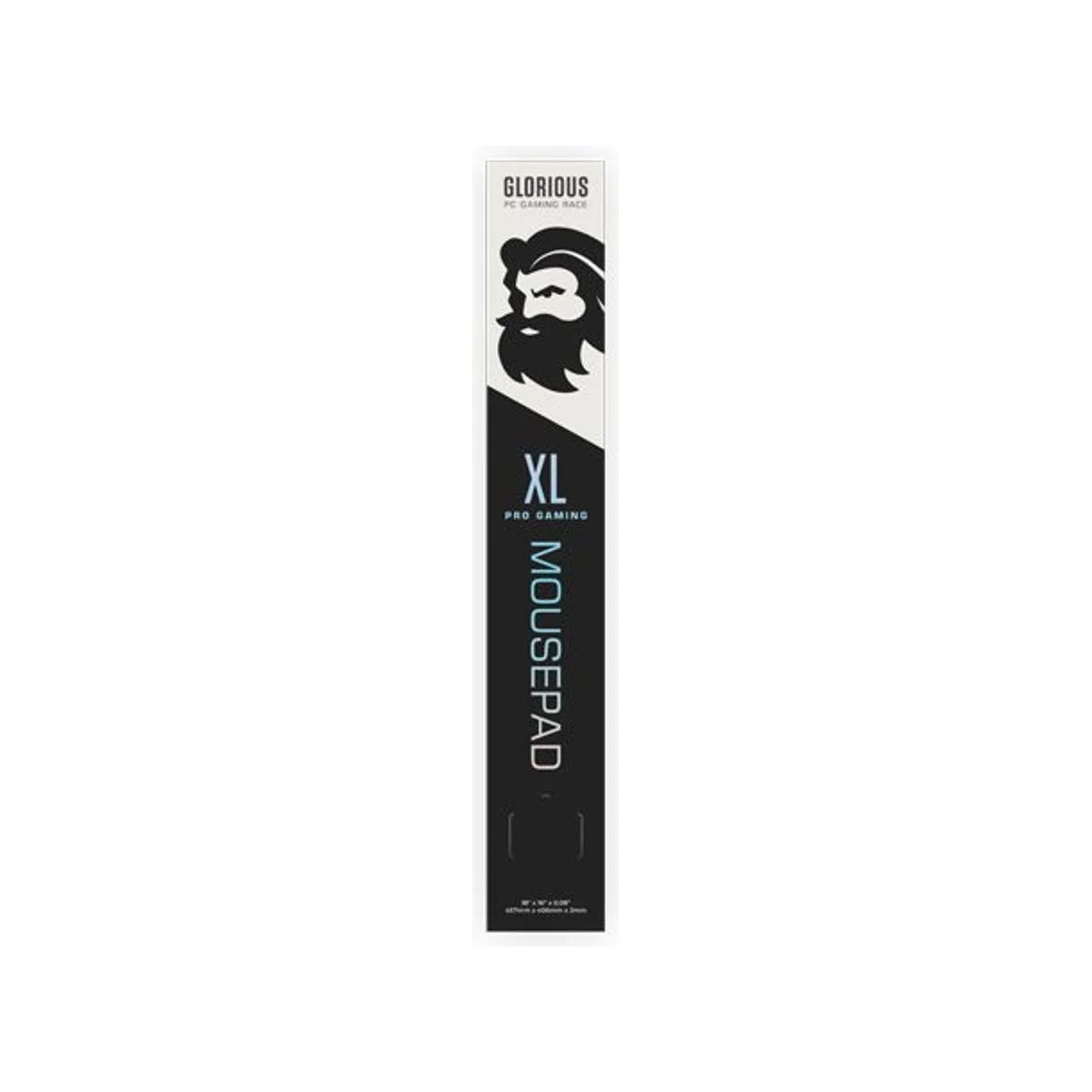 GLORIOUS Stitch Cloth 3XL Extended Gaming Mat (Stealth, 24x48 Inches, 3mm) - G-3XL-STEALTH view 5