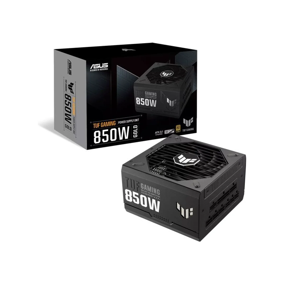 ASUS TUF Gaming 850W Gold Power Supply - Black | ATX 3.0, 80 Plus Gold - 90YE00S2-B0NA00
