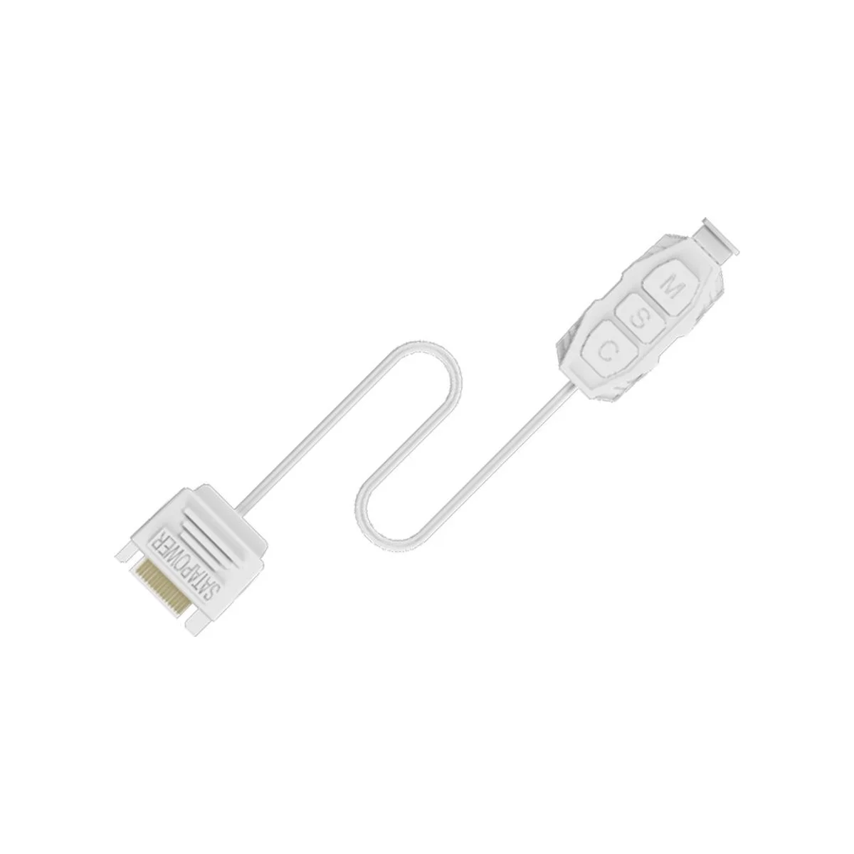 XIGMATEK ICover II MB 24P ARGB LED PSU Cable Cover Kit - White (200mm, ARGB Sync, Controller) - EN45790 view 4
