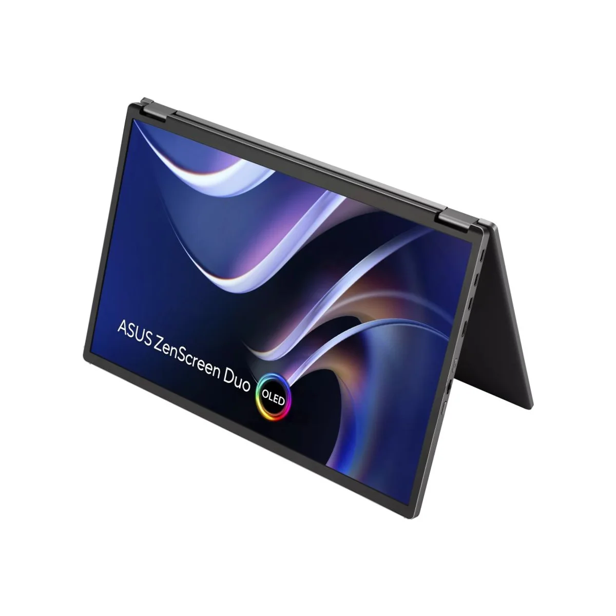 ASUS ZenScreen Duo OLED MQ149CD 14" FHD Portable Monitor (1ms, 60Hz, OLED, Silver) - 90LM0AKV-B01N70 view 2