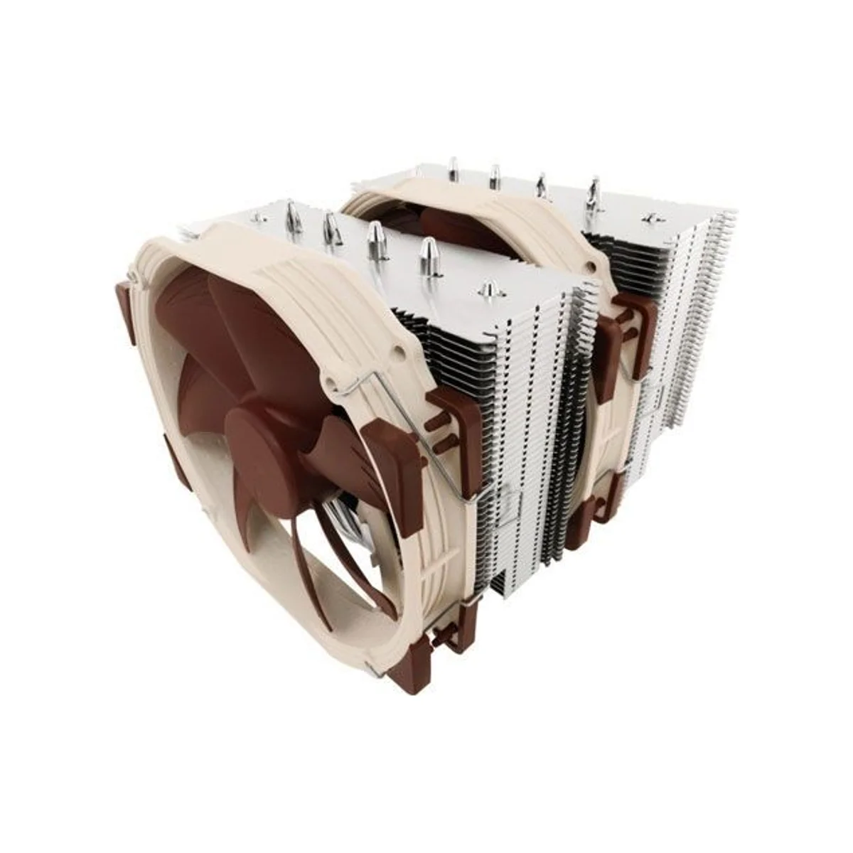 Noctua NH-D15 D-Type Premium CPU Cooler with 2x NF-A15 PWM 140mm Fans - Brown - NH-D15 view 3
