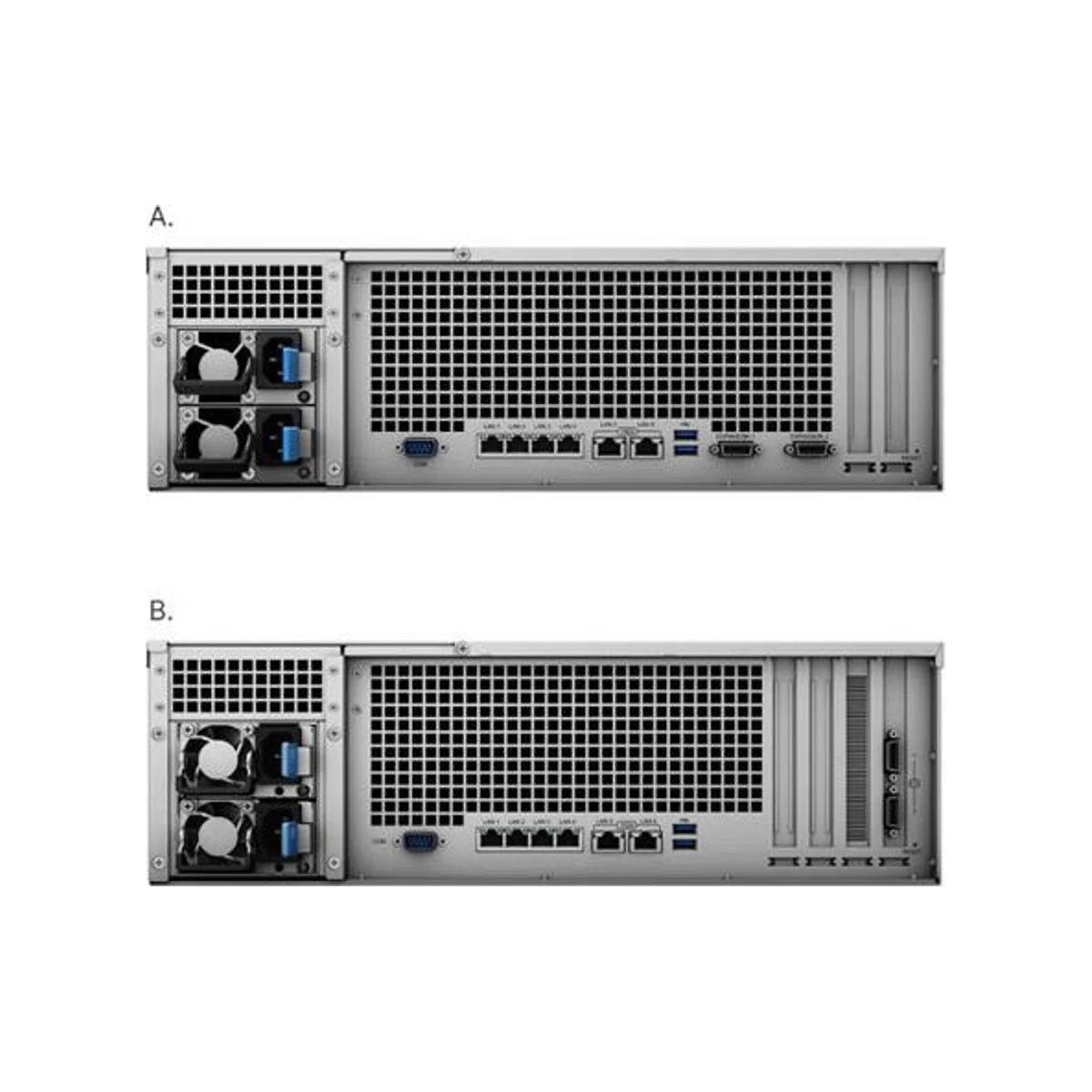 SYNOLOGY RS4021XS+ NAS BOX | RS4021XS+ (Octa-core, 16 Drive Bays, 10GbE, ECC DDR4) - RS4021XS+ view 6