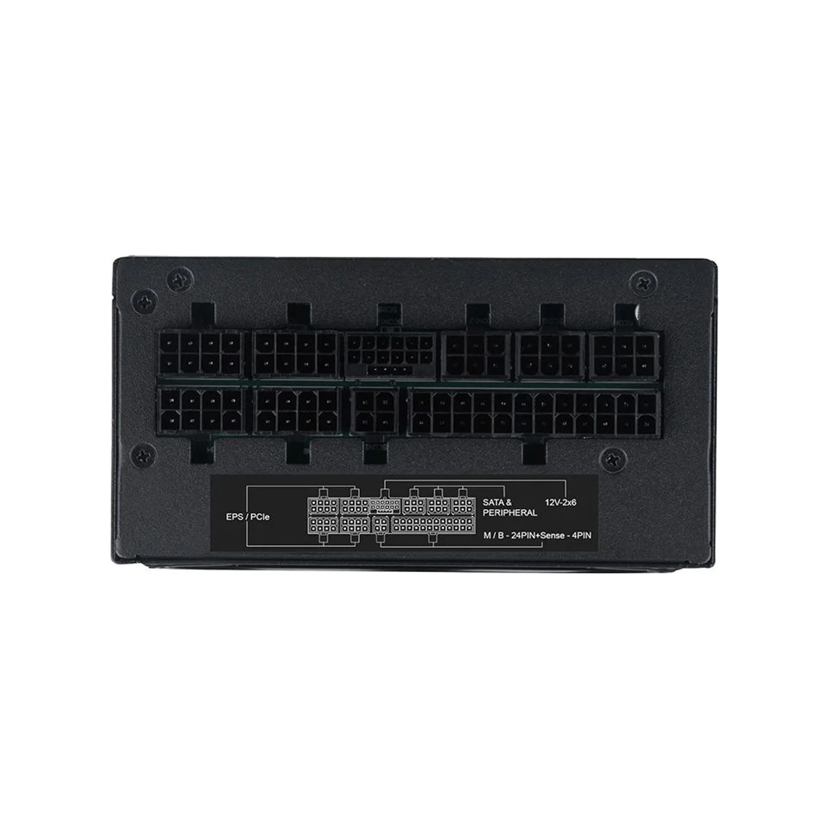 Silverstone Extreme 1200W Fully Modular Platinum SFX-L Power Supply - Black - SST-EX1200R-PL view 4