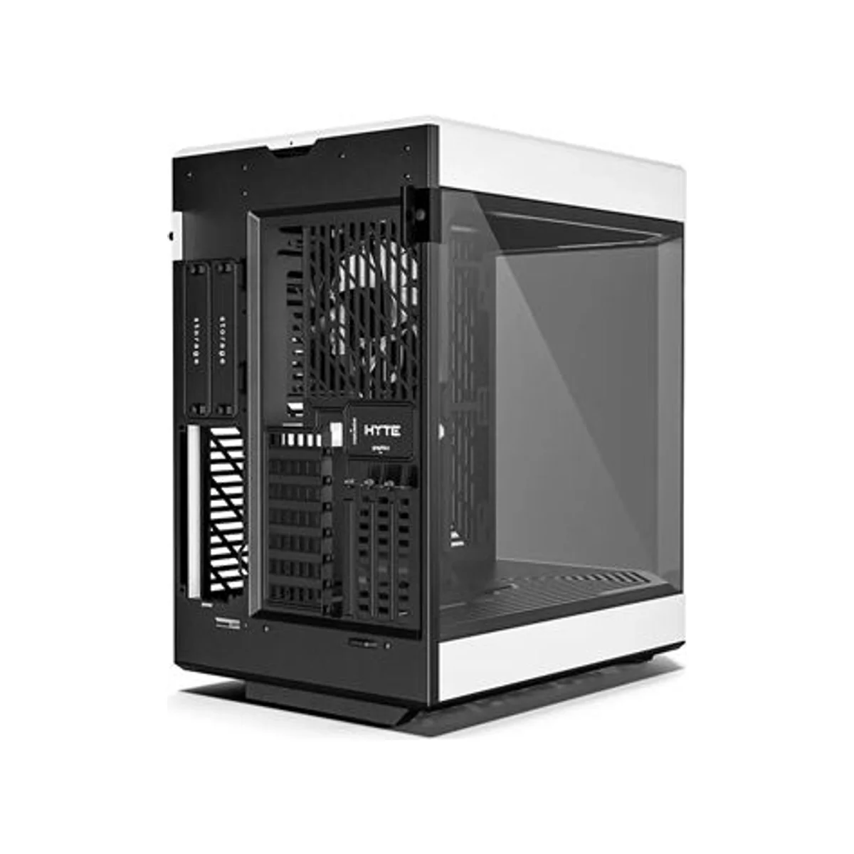 Hyte Y60 Dual Chamber Glass Panoramic Mid-Tower Gaming Case - White - CS-HYTE-Y60-BW view 4