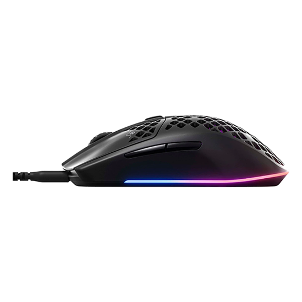 SteelSeries Aerox 3 2022 Edition Lightweight Wired Optical Gaming Mouse - Black (TrueMove Core, 8500 DPI, 57g) - 62611 view 3