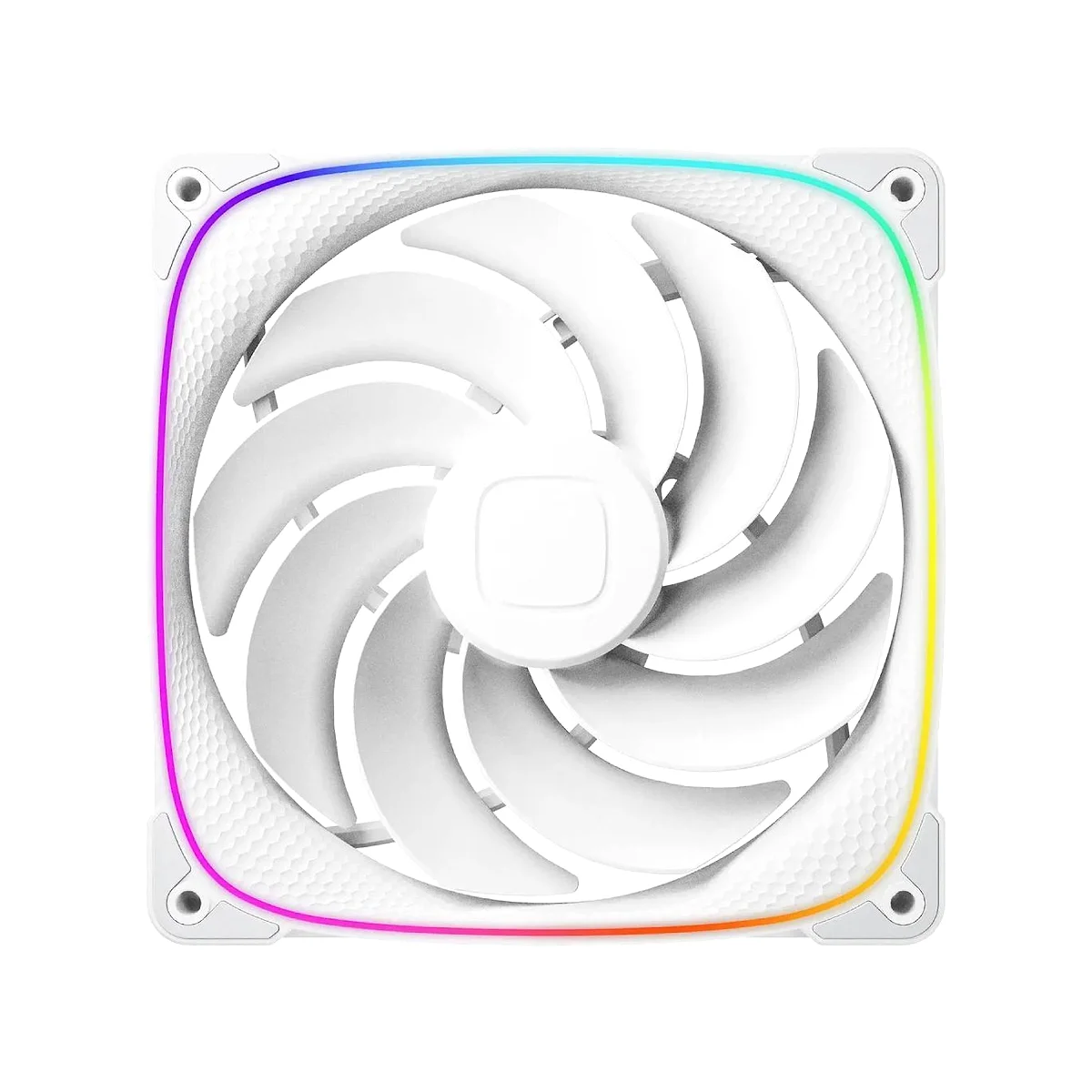 Geometric Future Squama 2503 RGB PWM 3 Pack Fan - White - GEO-S2503W-14T view 3