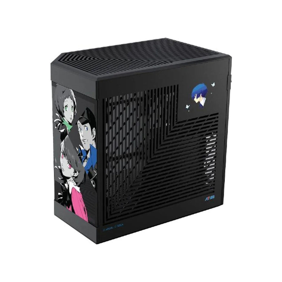 Hyte Persona 3 Reload Y60 Glass Dual-chamber Panoramic ATX Gaming Case - Red/Black - CS-HYTE-Y60-P3R-U view 4