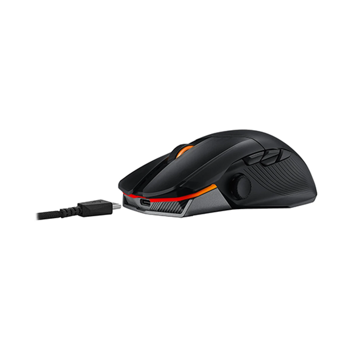 ASUS ROG Chakram X Origin Wireless Gaming Mouse - Black (Tri-Mode, ROG AimPoint Sensor, Programmable Joystick) - 90MP02N1-BMUA00 view 4