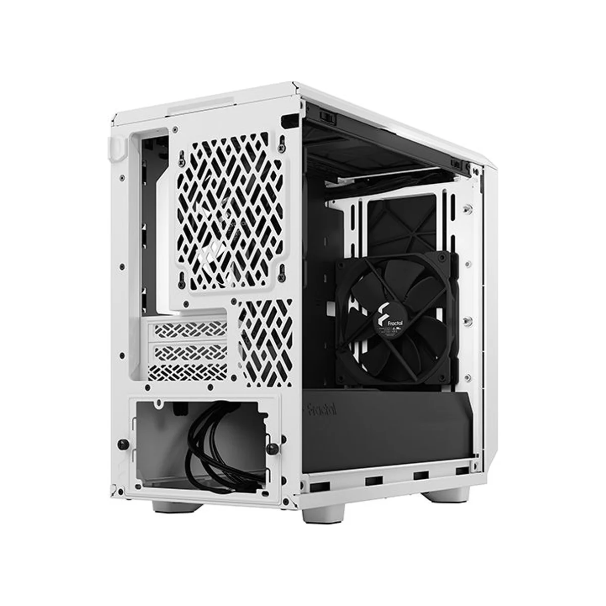 Fractal Meshify 2 Nano White TG Clear Tint Mini-ITX Computer Case (White, Tempered Glass) - FD-C-MES2N-02 view 8