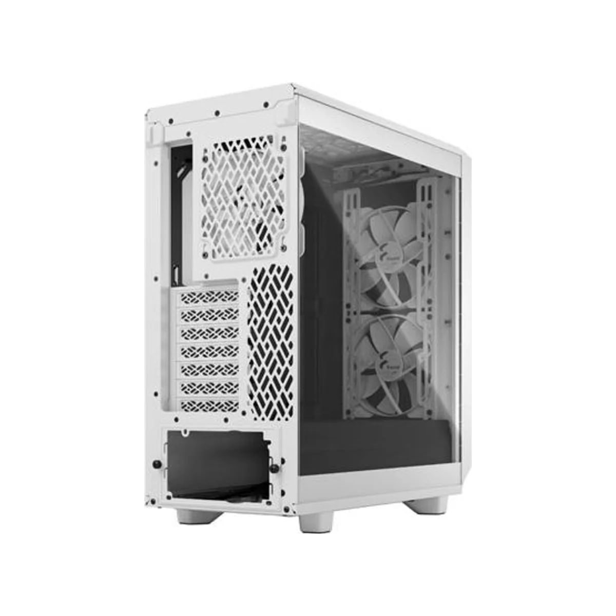 Fractal Meshify 2 Compact Lite Clear Tempered Glass ATX Gaming Case - White - FD-C-MEL2C-04 view 6