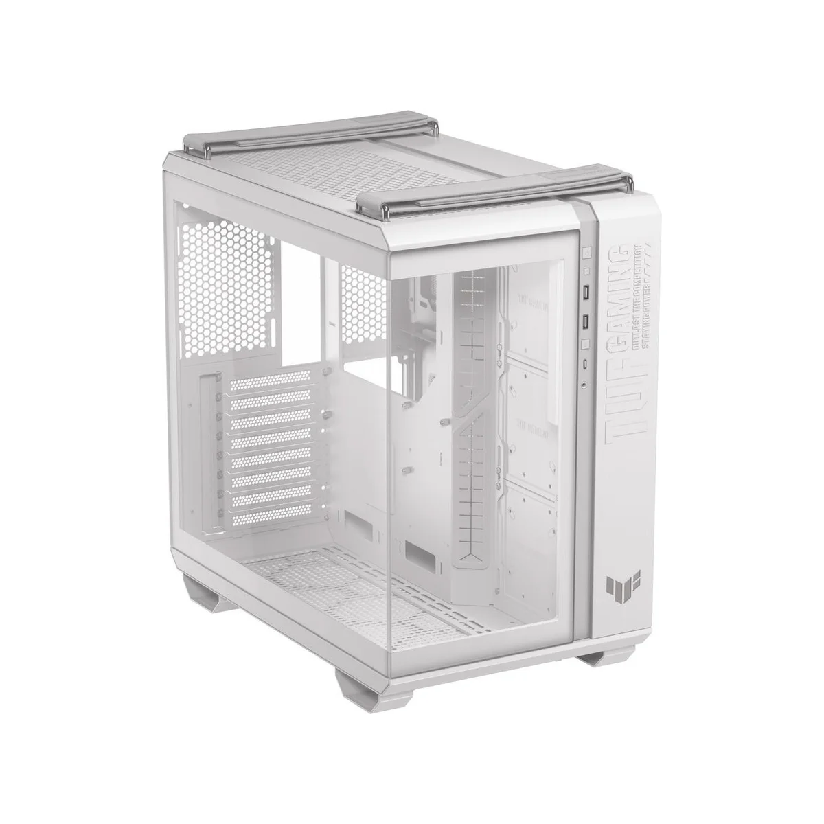 Asus TUF Gaming GT502 Horizon Tempered Glass Dual-chamber ATX Gaming Case - White - 90DC0093-B19010 view 2