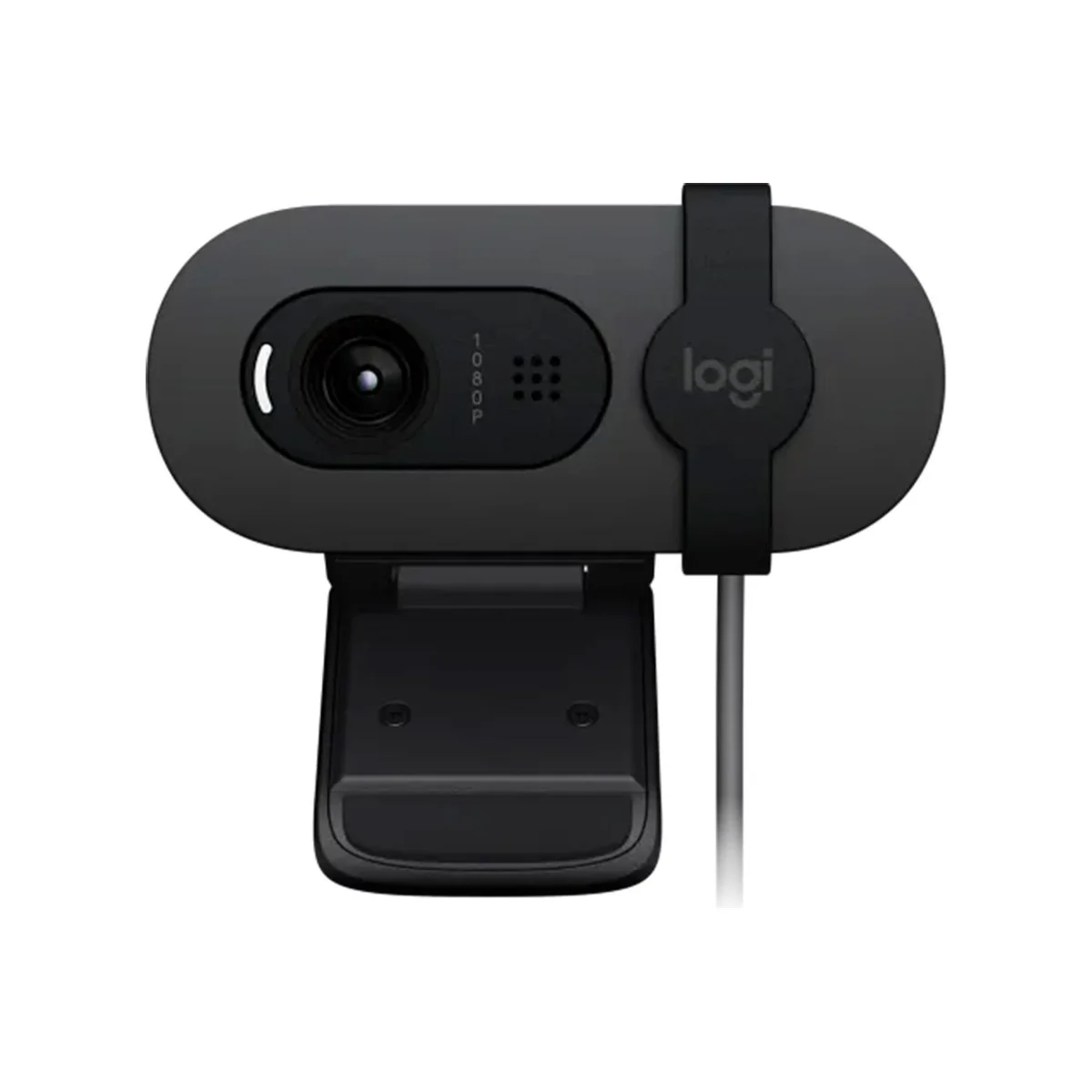 Logitech Brio 100 Full HD Webcam - Graphite (1080p, 2MP, Privacy Shutter, USB-A) - 960-001585 view 2