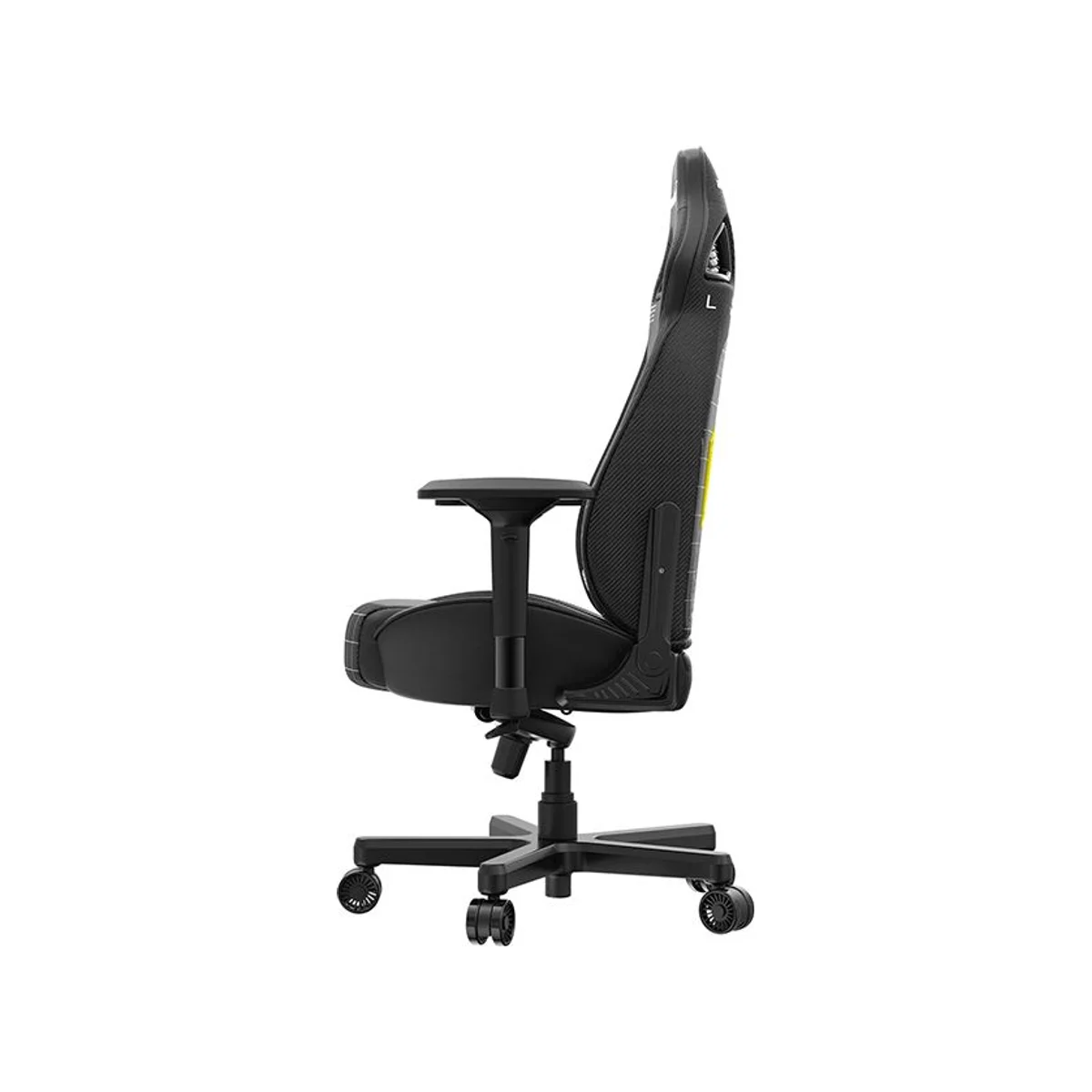 ANDASEAT NAVI Edition Premium Gaming Chair - Black (PVC Leather, L Size, 60kg/m³ Foam, 160° Recline) - AD19-04-BW-PV view 2
