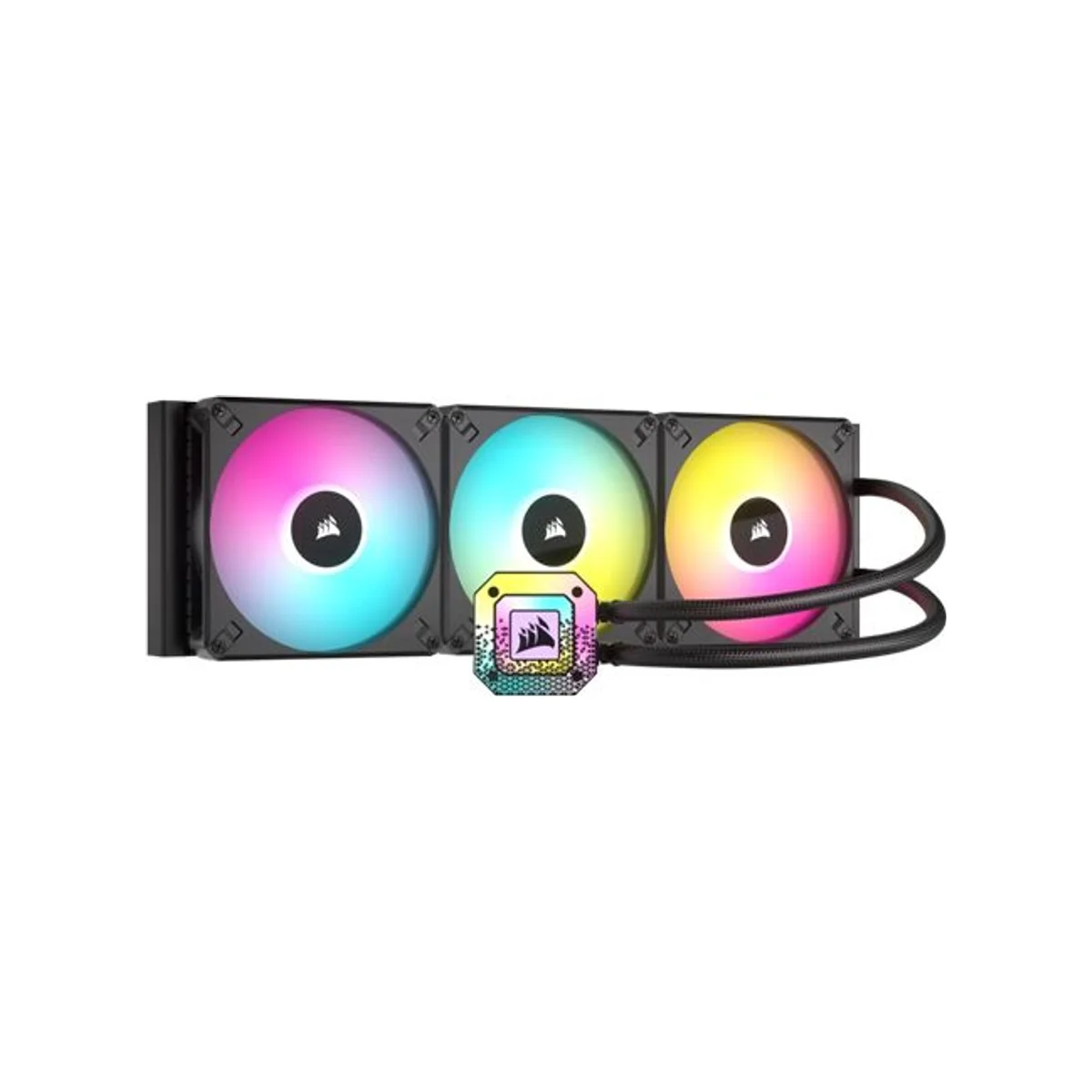 CORSAIR iCUE H170i Elite Capellix XT 420mm Liquid CPU Cooler (RGB, 3x 140mm Fans, Copper Cold Plate) - CW-9060071-WW