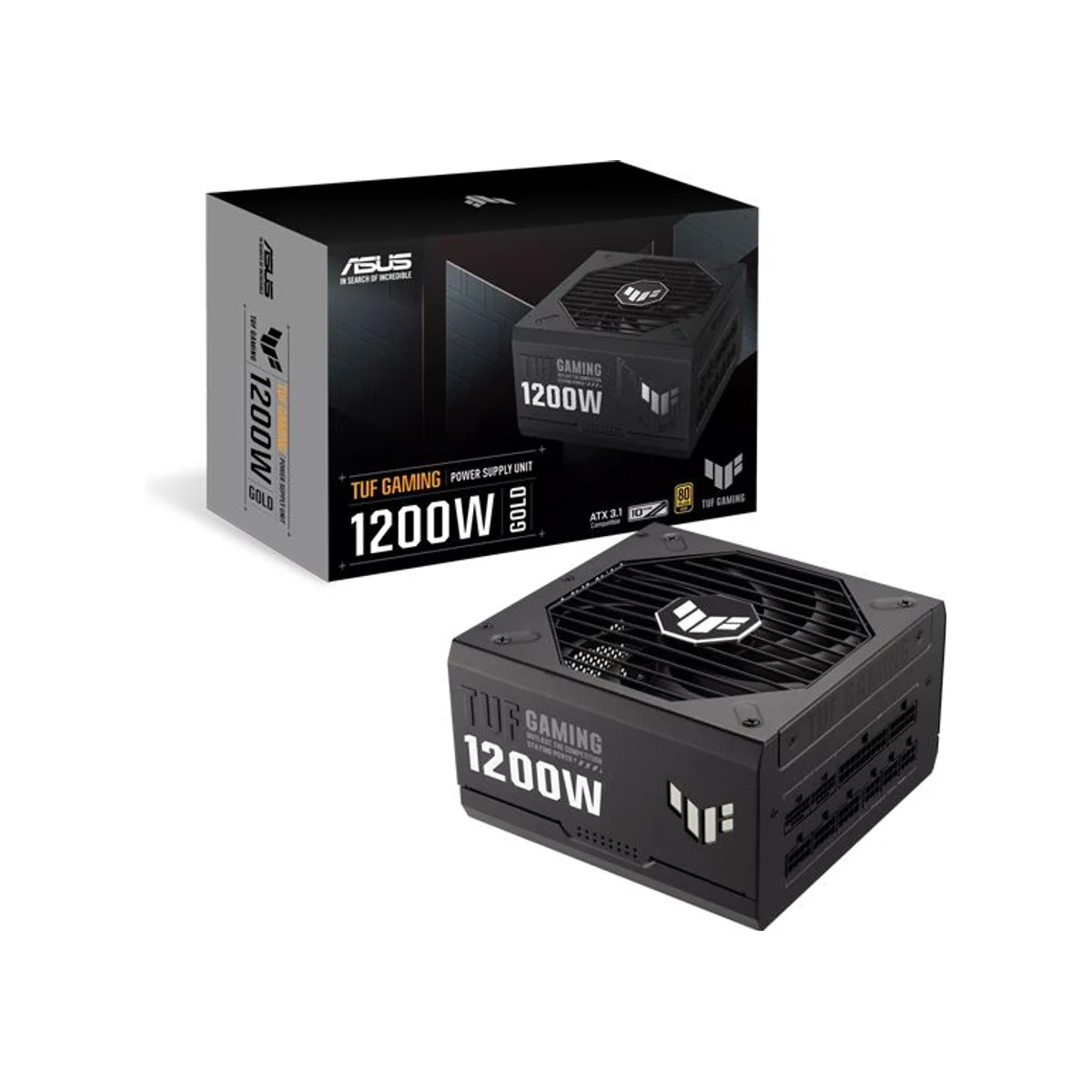 ASUS TUF GAMING 1200W Gold ATX Power Supply - Black - 90YE00S0-B0NA00
