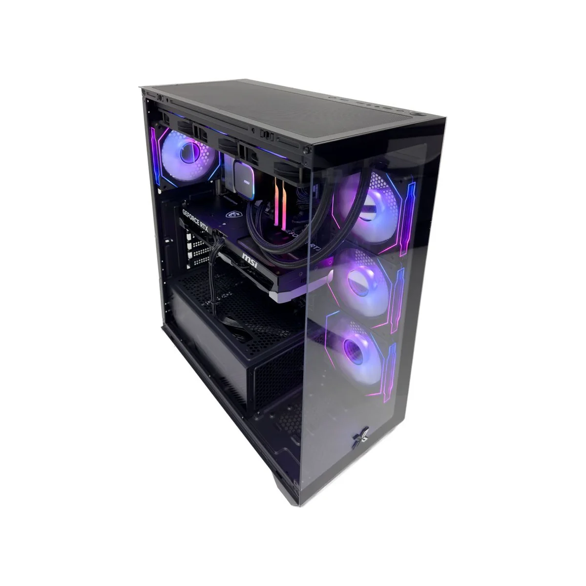 Gaming PC Blast Gaming Desktop (Intel Ultra 7 265, RTX 5070 Ti, 32GB DDR5 RAM) - Gaming_PC_Blast view 2