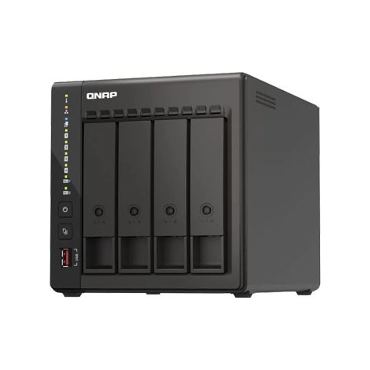 QNAP TS-453E NAS BOX (Intel Celeron J6412, 8GB RAM, Dual 2.5GbE) - TS-453E-8G view 2