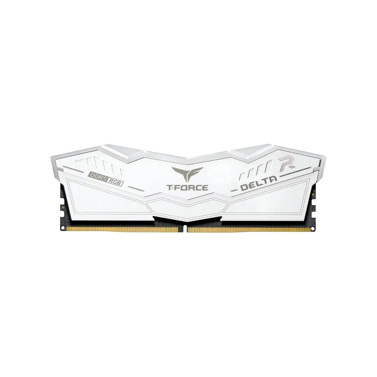 TEAM GROUP T-Force Delta RGB 64 GB (2X32) DDR5 6000MHz RAM Memory (CL38, White) – FF4D564G6000HC38JDC01 view 3