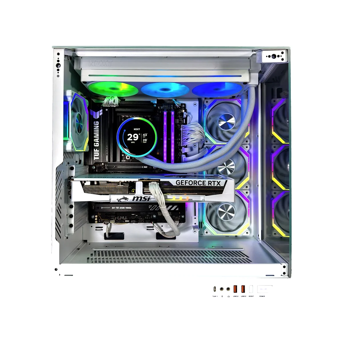 Gaming PC Akito (Ryzen 7 9800X3D, 32 GB DDR5 RAM, RTX 5080 16GB GPU)  view 3