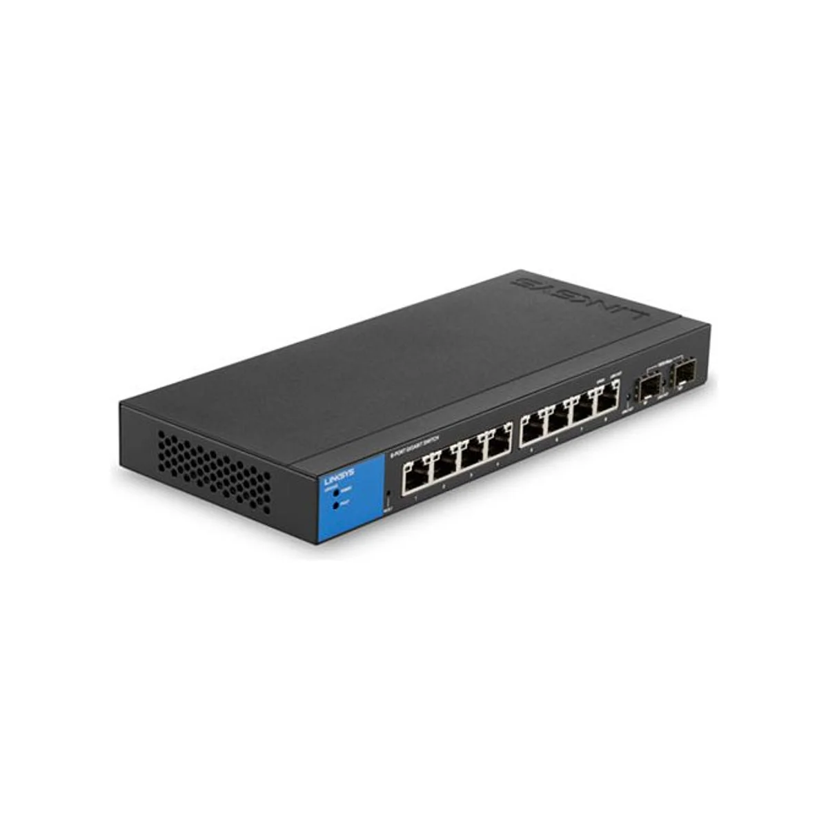 Linksys LGS310C 8-Port Gigabit Managed Ethernet Switch with 2 1G SFP Ports view 2