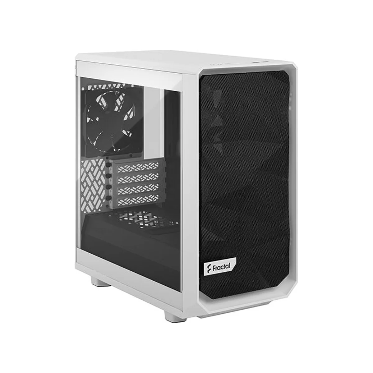 Fractal Meshify 2 Mini White TG clear tint Micro ATX Mid Tower Case (White, mATX, Up to 7 Fans, Tempered Glass) - FD-C-MES2M-02 view 16