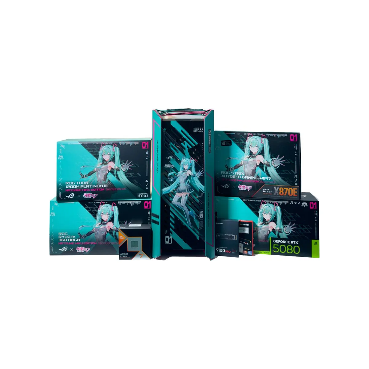 Gaming PC Hatsune Miku (Ryzen 7 9800X3D, 32GB DDR5, RTX 5080 16GB) - Powered by ASUS - Gaming_PC_Hatsune_Miku view 17