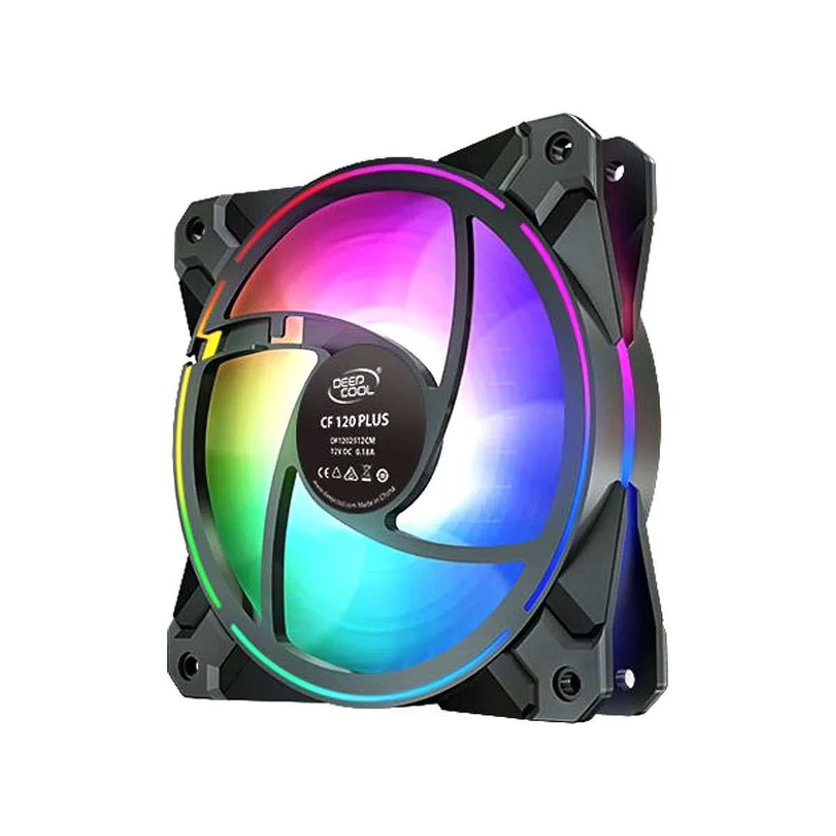 DeepCool CF120 Plus 3 Pack RGB 120mm Fan - DP-F12-AR-CF120P-3P view 3
