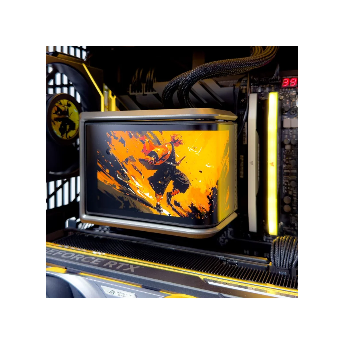 Gaming PC Aesthetic (Ryzen 9 9950X3D, 96GB DDR5, RTX 5090 32GB) - Powered by ASUS - Gaming_PC_Aesthetic view 6