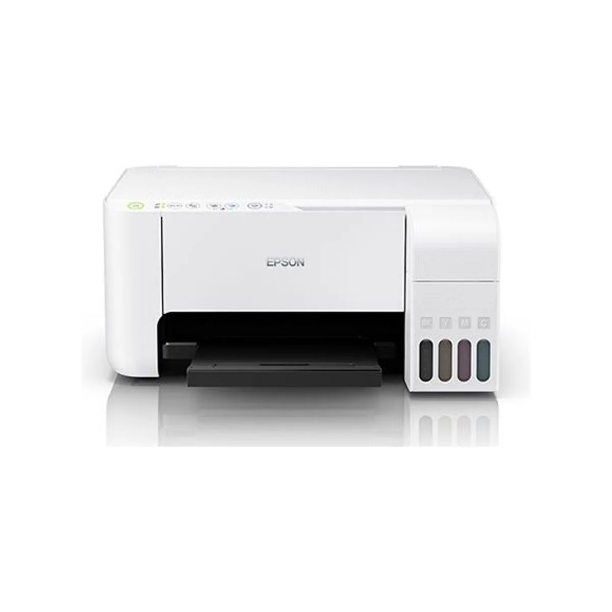 Epson L3156 EcoTank Multifunction InkTank Wireless Printer - White (Print, Scan, Copy, Wi-Fi, High Yield Ink) - C11CG86414 view 2