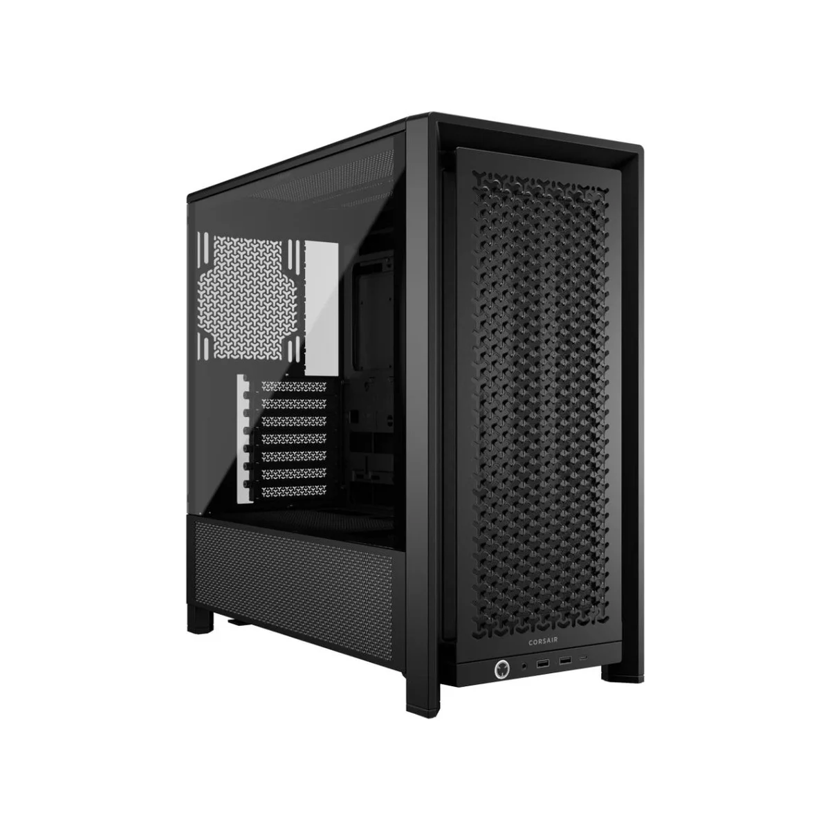 Corsair FRAME 4000D Modular Tempered Glass Mid-Tower Gaming Case - Black - CC-9011290-WW