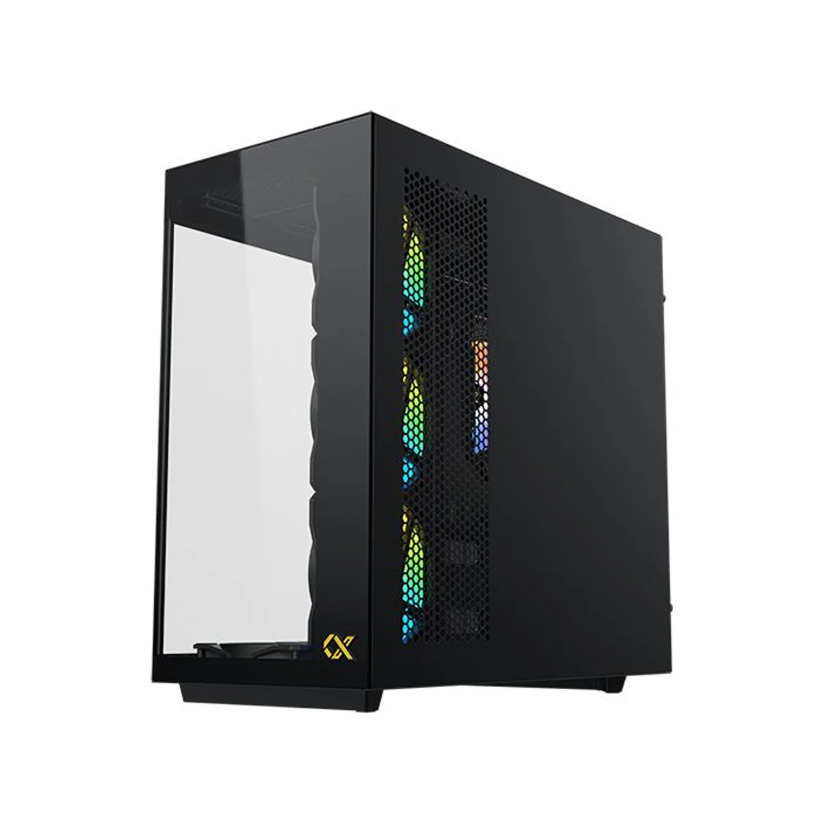 Xigmatek CUBI II Tempered Glass Mid-Tower Gaming Case - Black - EN45486 view 4