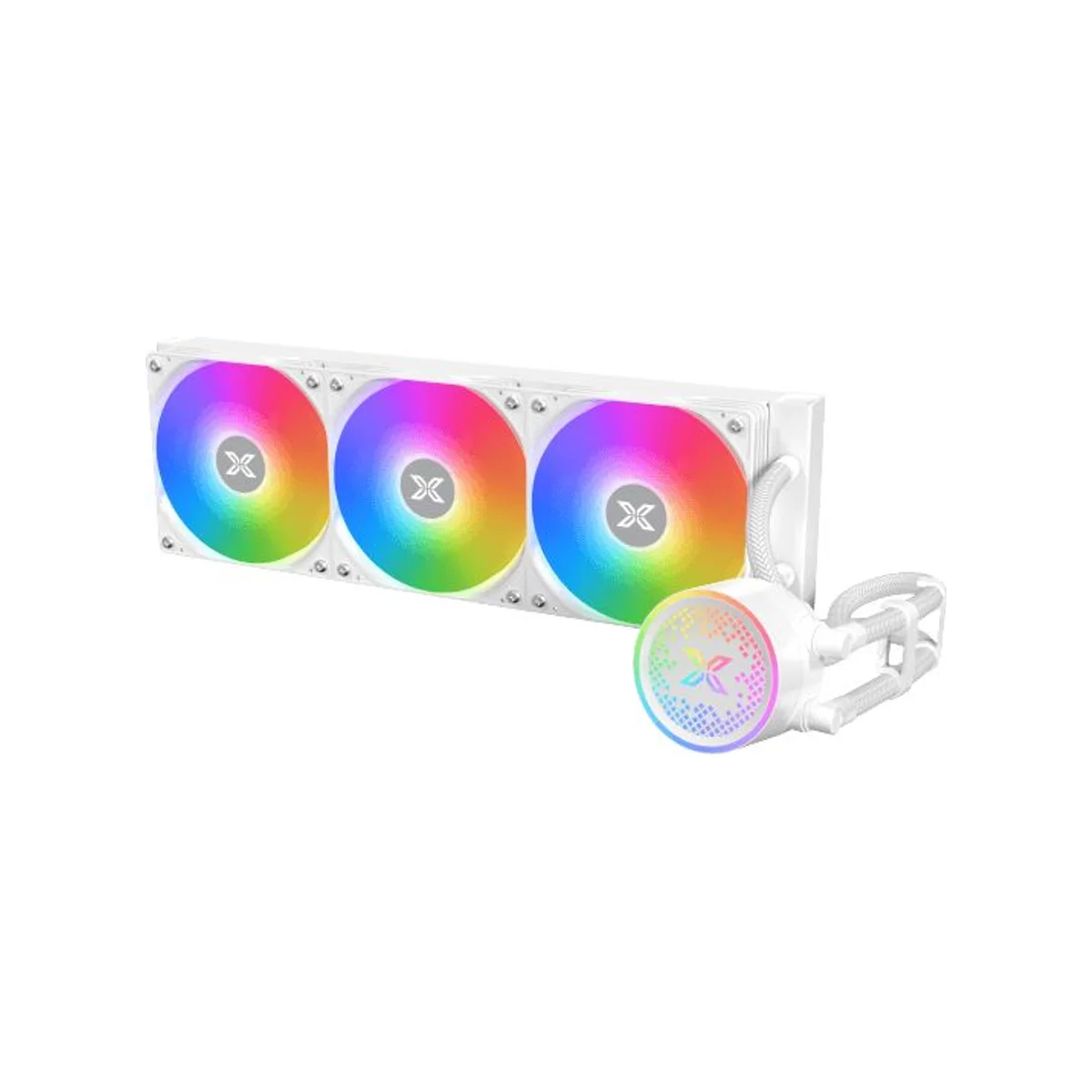 XIGMATEK Fenix 360 Arctic ARGB 360mm CPU Liquid Cooler - White - EN43000 view 8
