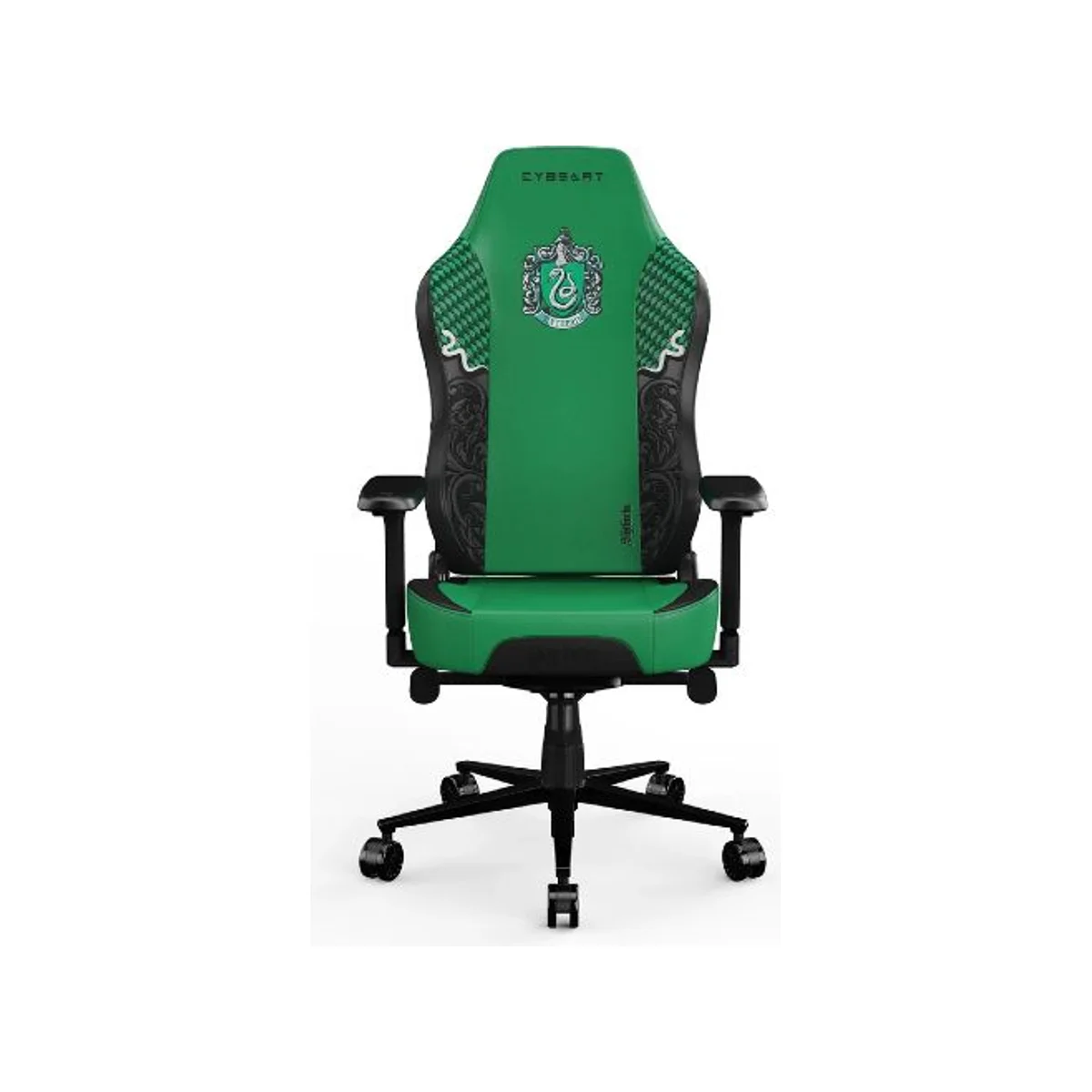 CYBEART Apex Series Slytherin Harry Potter PU Leather Gaming Chair - Green (4D Armrest, Lumbar Support, Memory Foam Pillow) - CYB-HP-SLYTHERIN