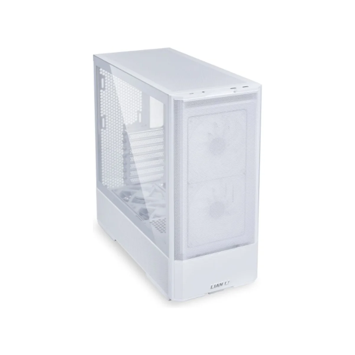 Lian Li LANCOOL 207 Tempered Glass Mid-Tower Gaming Case - White - LAN207RW view 2