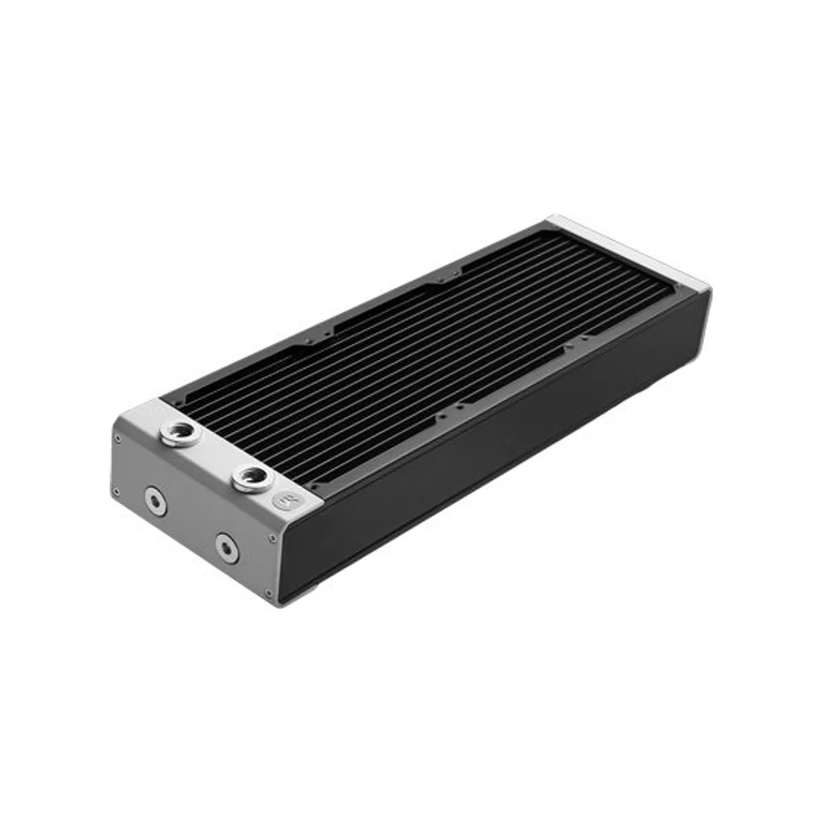 EKWB EK-Quantum Surface X360M PC Cooler Radiator - Black (58mm Thick, 18 FPI, G1/4" Ports) - 3831109838730