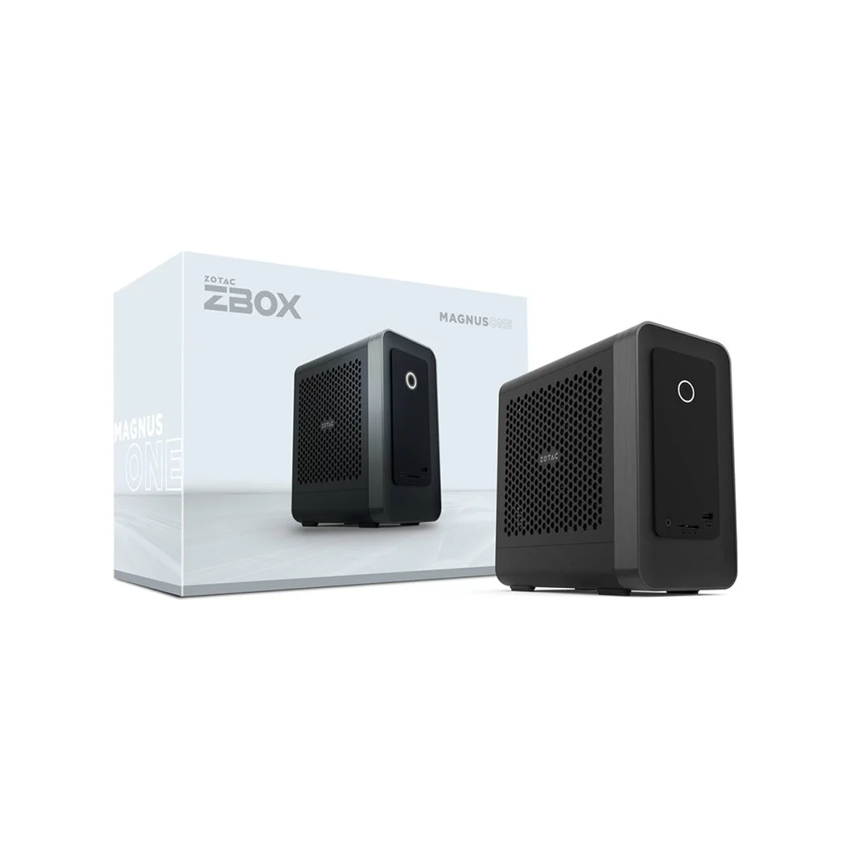 ZOTAC MAGNUS ONE ERP74070SC Barebone PC - Black (Intel Core i7, RTX 4070 SUPER, 16GB DDR5, 1TB NVMe SSD) - ZBOX-ERP74070SC-BE-W5B