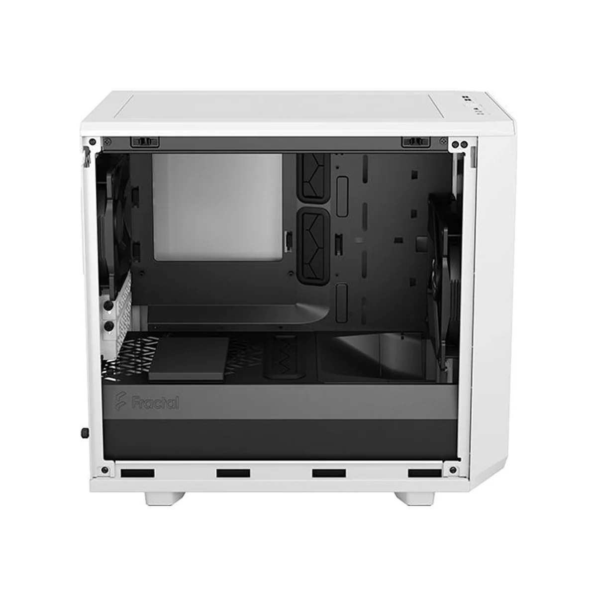 Fractal Meshify 2 Nano White TG Clear Tint Mini-ITX Computer Case (White, Tempered Glass) - FD-C-MES2N-02 view 7