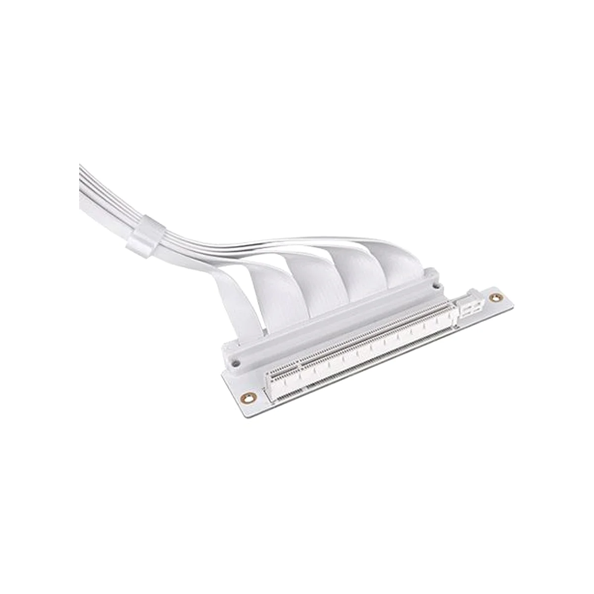 Thermaltake PCI-E 4.0 Dual 90 Degree 400mm Riser Cable - White | AC-077-CO6OTN-C1 view 4