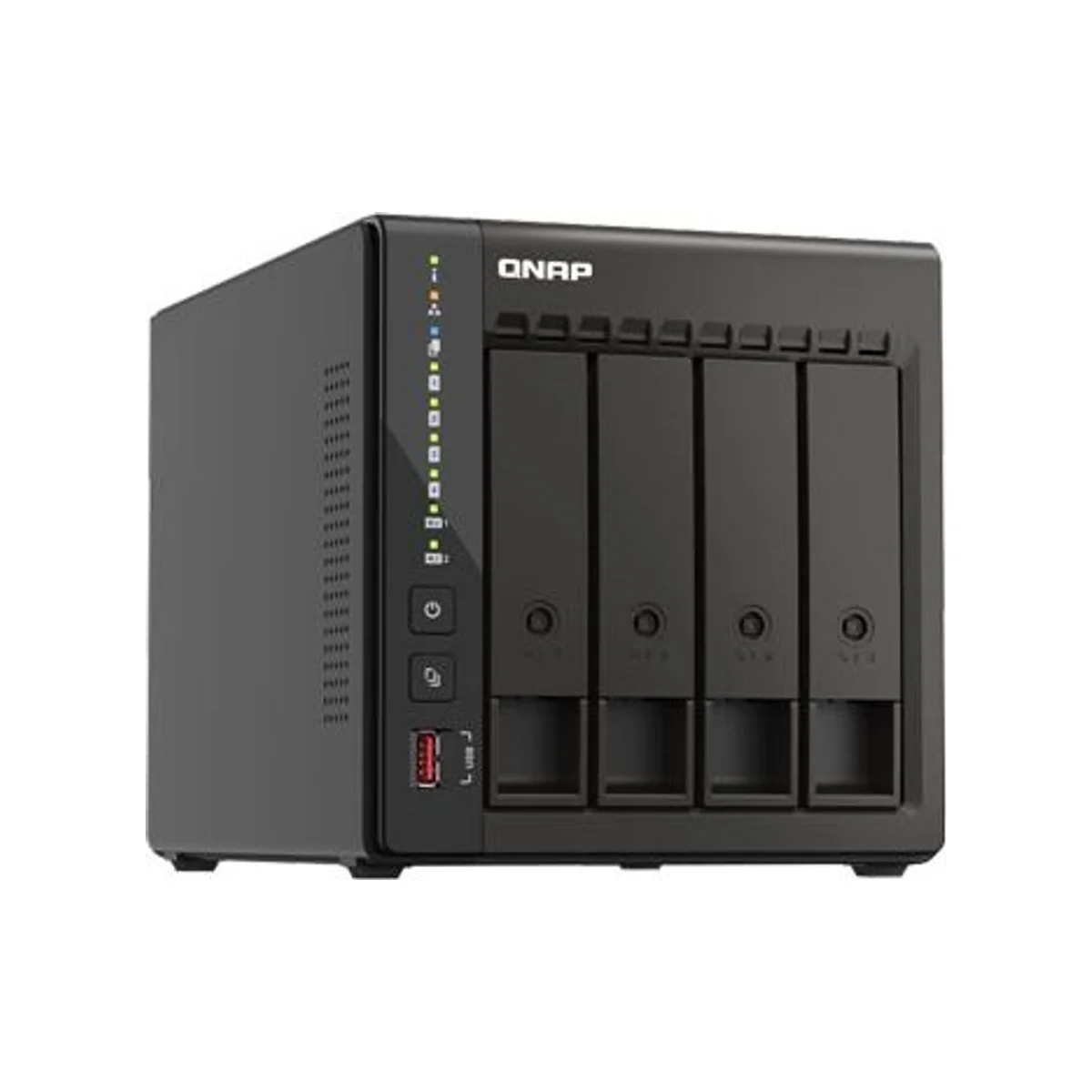 QNAP TS-453E NAS BOX (Intel Celeron J6412, 8GB RAM, Dual 2.5GbE) - TS-453E-8G view 3