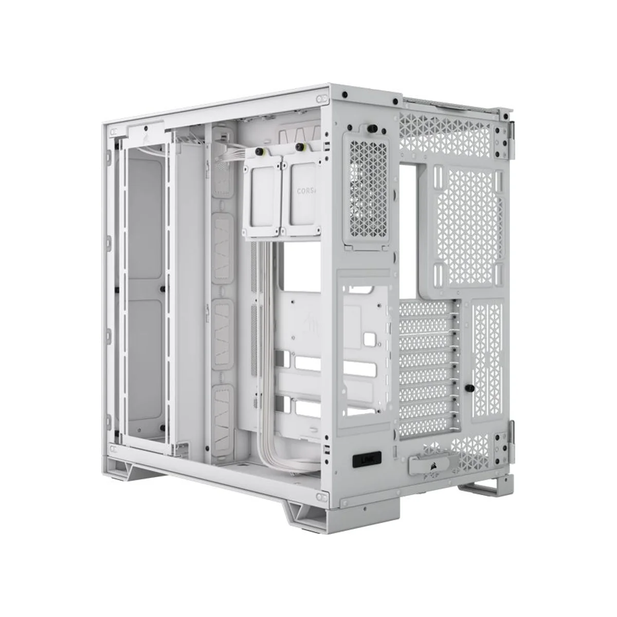Corsair 6500D Dual Chamber Airflow ATX Gaming Case - White - CC-9011260-WW view 6