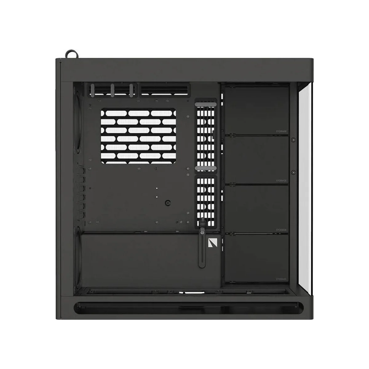 HAVN HS 420 Airflow Dual-chamber Mid-Tower Gaming Case - Black - HVN-CA-HS420-06 view 3