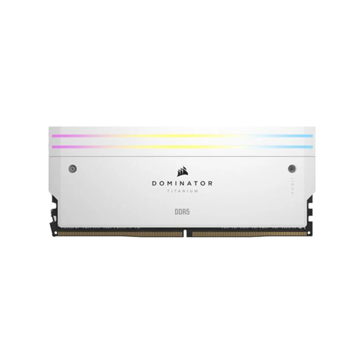 Corsair Dominator Titanium RGB 96 GB (2X48) DDR5 6400MHz RAM Memory (CL32, White) – CMP96GX5M2B6400C32W view 2