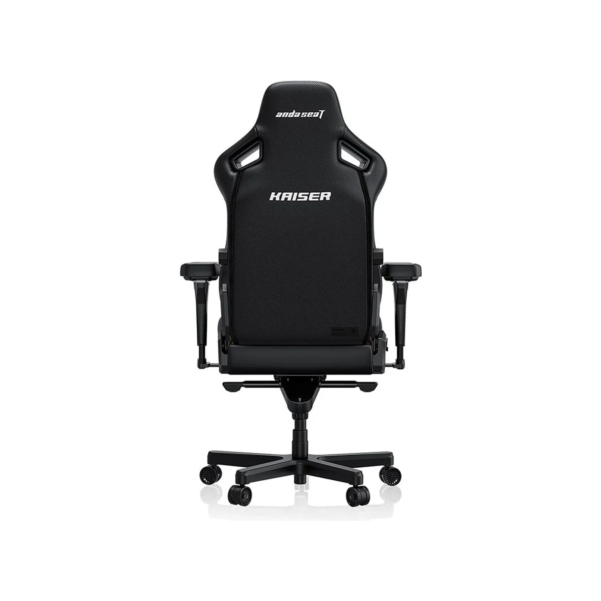 ANDASEAT Kaiser 4 Series Premium PVC Leather Gaming Chair - Elegant Black (Ergonomic, 5D Armrests, Magnetic Headrest) - AndaSeat-Kaiser-4-Black view 6