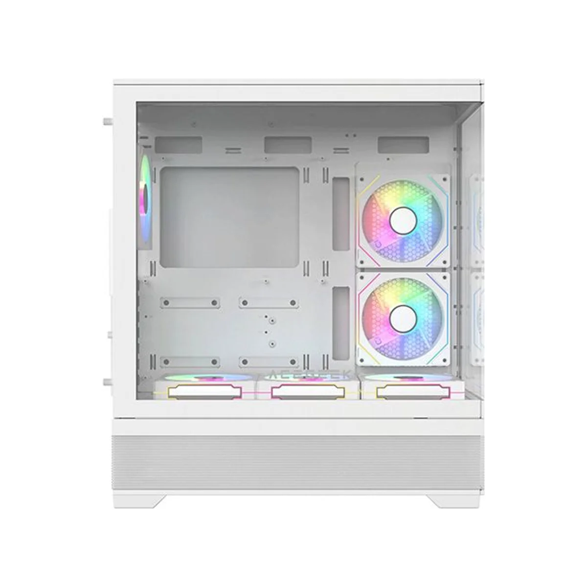 Acegeek Cruiser L460 Tempered Glass ATX Gaming Case - White - AG-CRUISER-L460-WH view 4