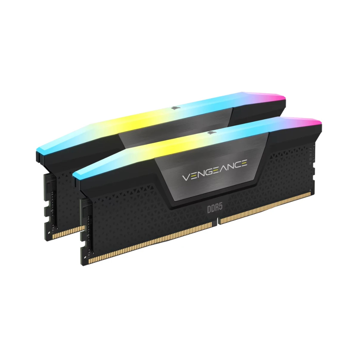 Corsair Vengeance RGB 32 GB (2X16) DDR5 6000MHz RAM Memory (CL38, Black) – CMH32GX5M2B6000C38 view 3