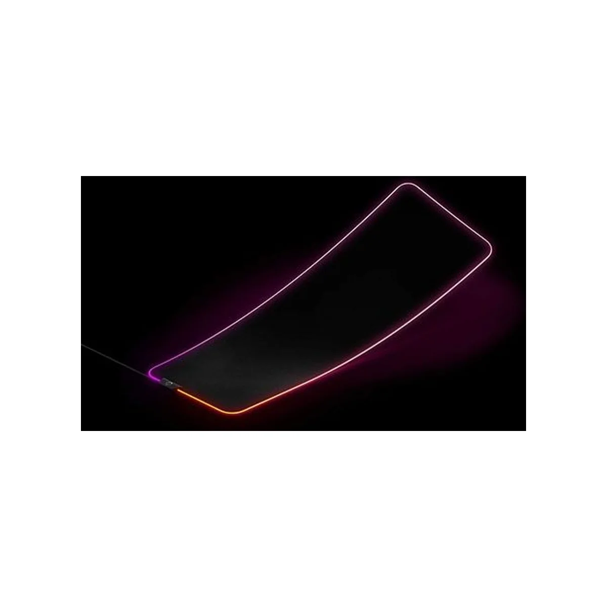 SteelSeries QcK Gaming Surface XL RGB Prism Cloth Mouse Pad (Black, 2-Zone RGB, Never-Slip Base) - 63826 view 4