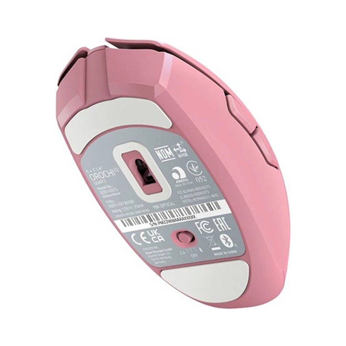 Razer Orochi V2 Wireless Ultra-Lightweight Mechanical Gaming Mouse - Quartz Pink - RZ01-03731200-R3G1 view 4